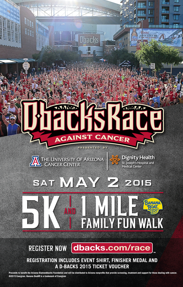 Dbacks Race Against Cancer 2015.