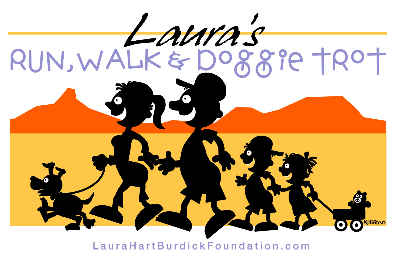 Laura's Run logo-graphic