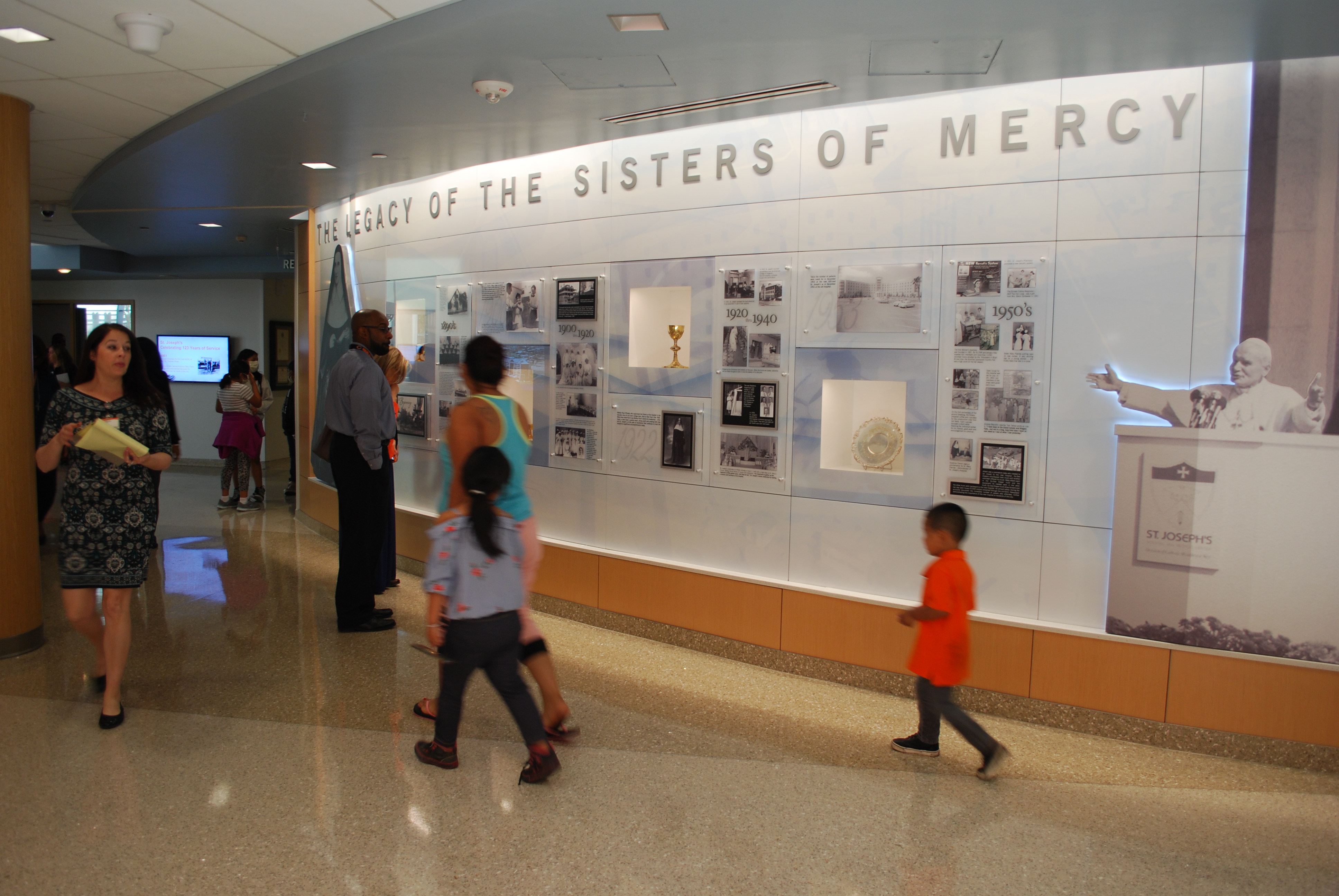 Mercy Memorial Wall at St. Joseph's