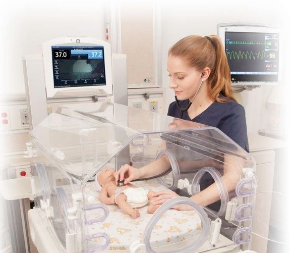 Giraffe Care Station for preemie care