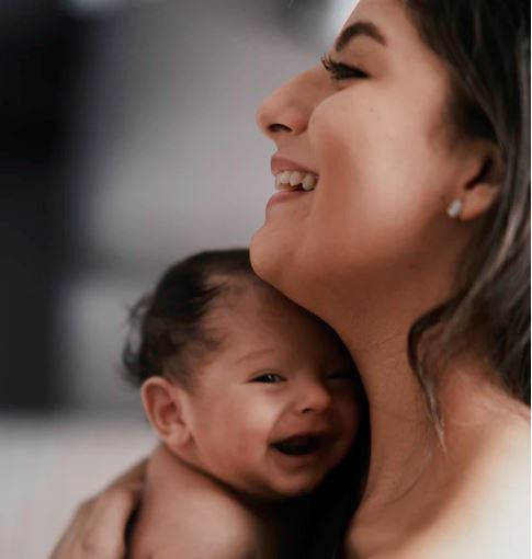 Mom and infant