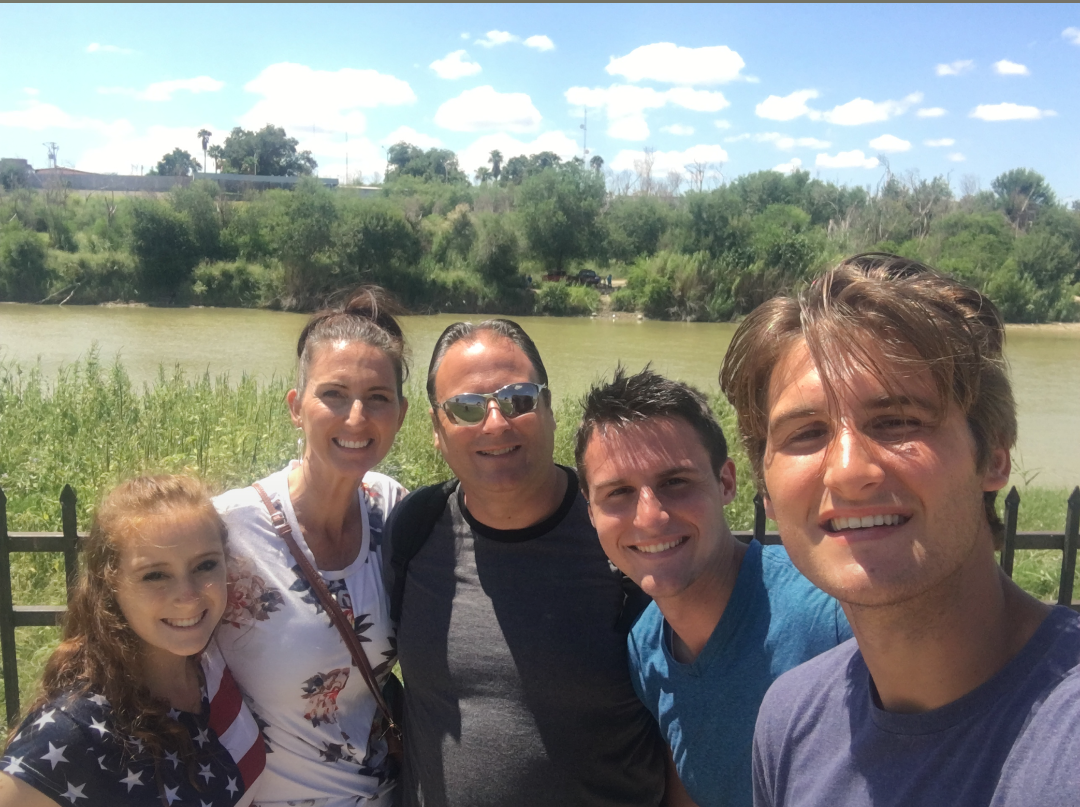 Chad Palmer and family on vacation