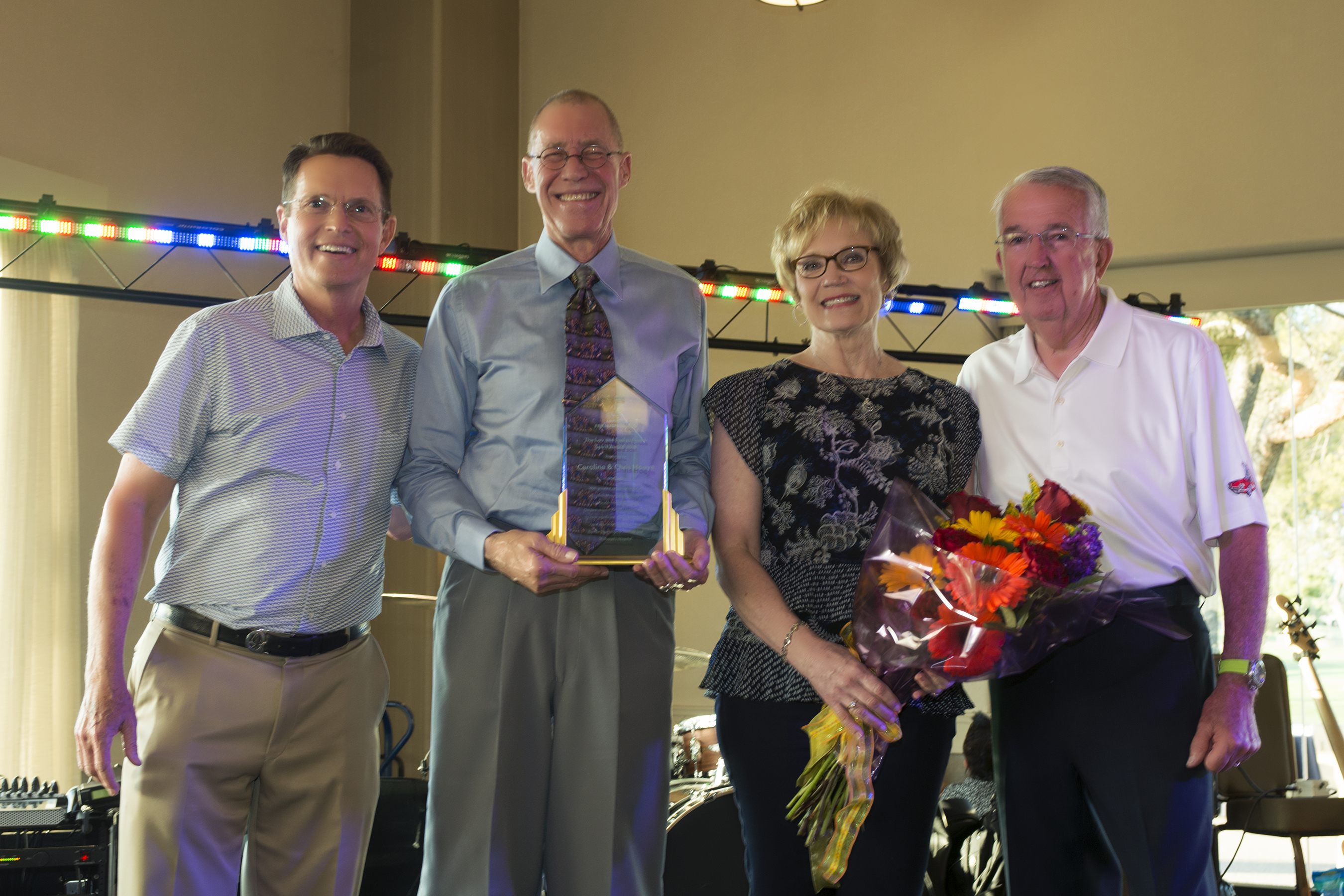 Dan Grubb, Chris and Caroline Hoeye, and Roger Maxwell