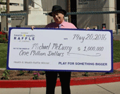 Michael Curry, Health & Wealth Raffle Spring 2016 Grand Prize winner.