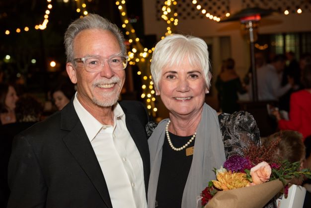 Guests Dwight Todd and Co-chair Patty White