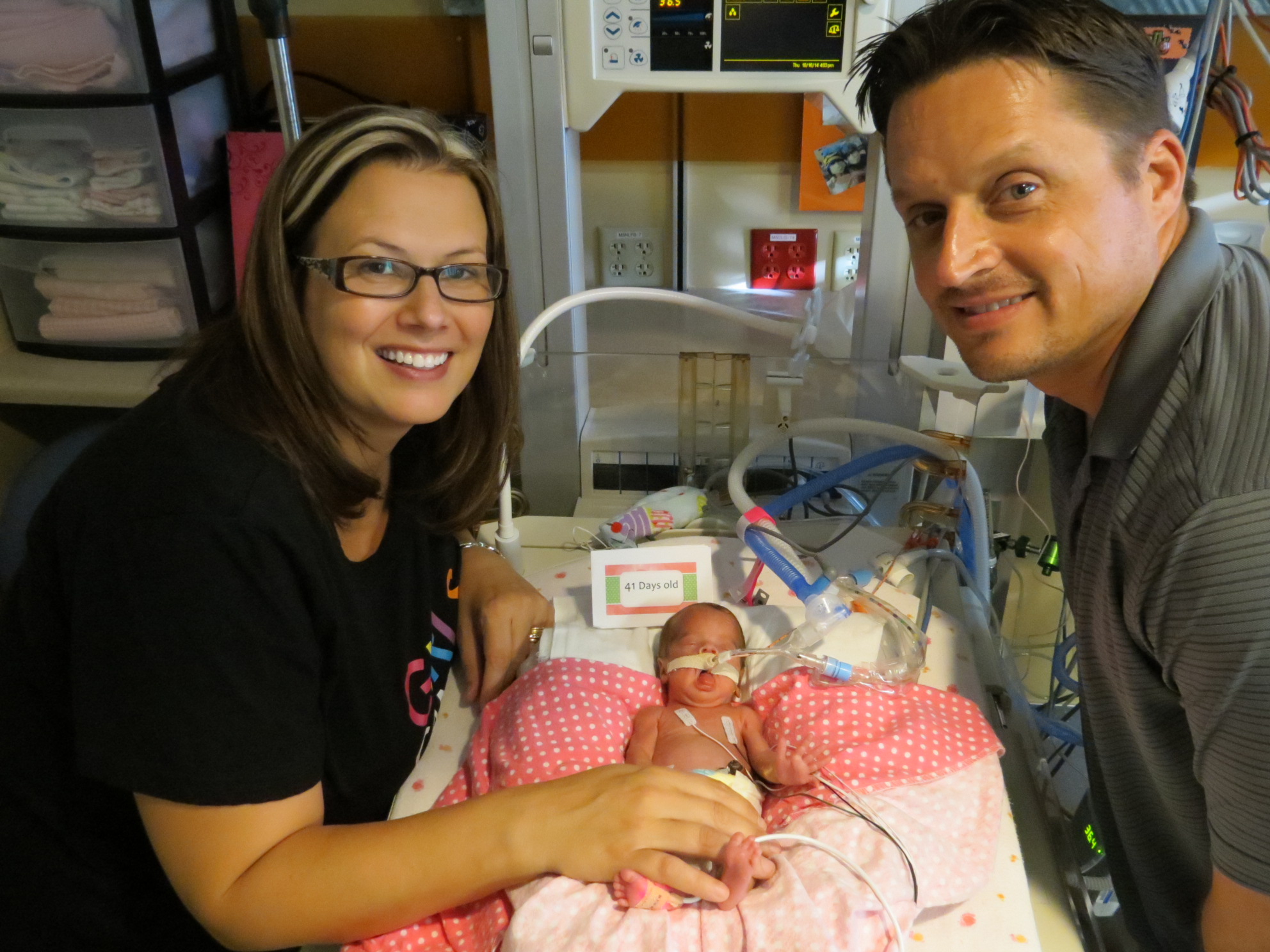Paula and Tony with baby Laila
