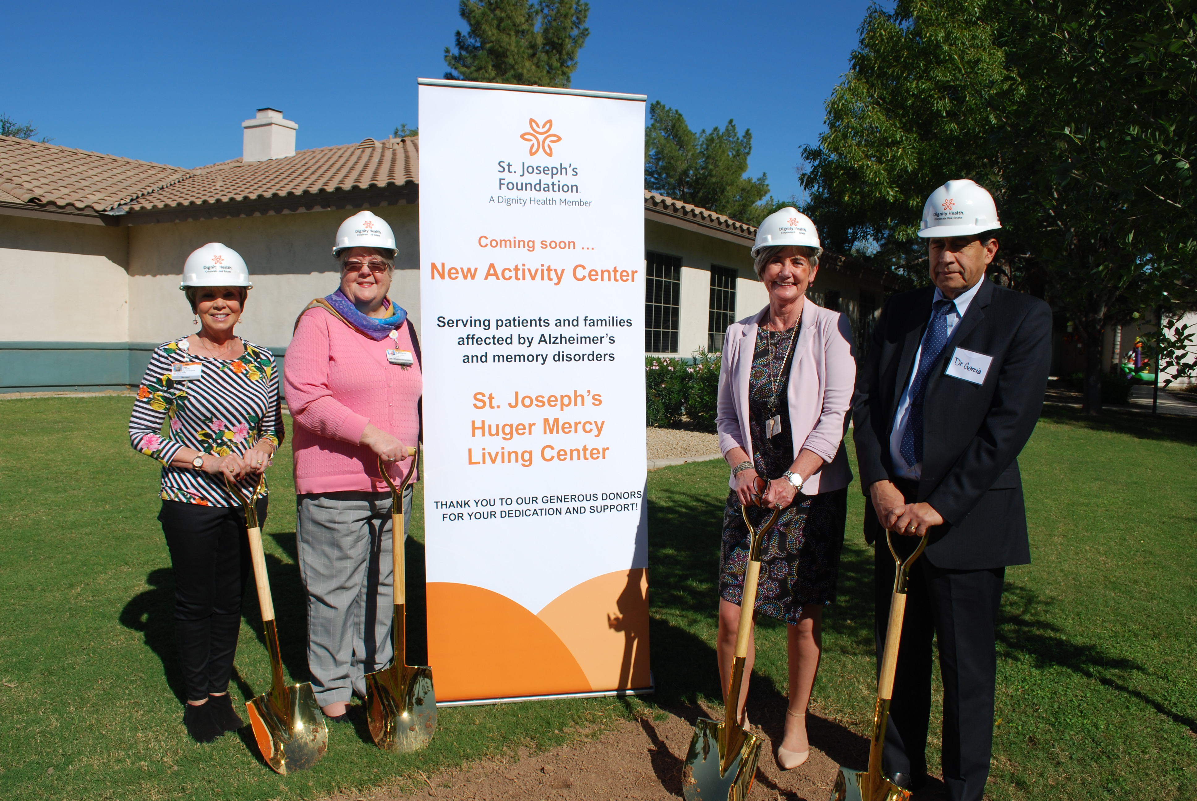 Groundbreaking for community center at Huger